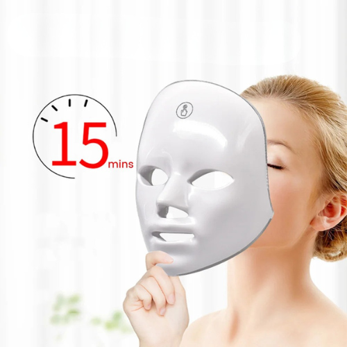 Masque LED 7 Couleurs LumiDerma – Soin Visage Anti-Âge & Anti-Imperfections