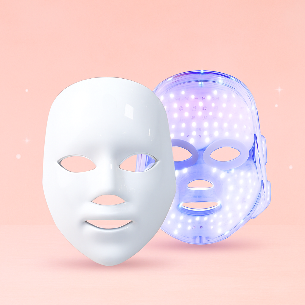 Masque LED 7 Couleurs LumiDerma – Soin Visage Anti-Âge & Anti-Imperfections