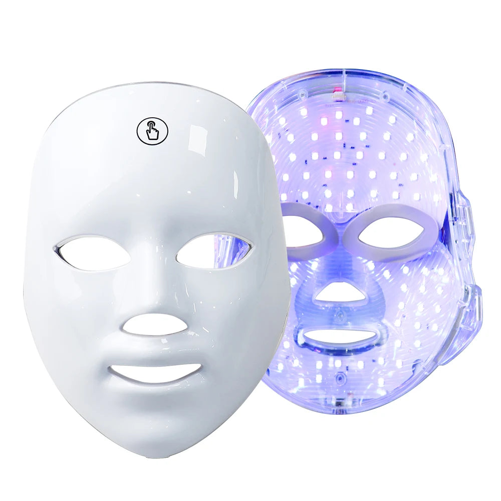 Masque LED 7 Couleurs LumiDerma – Soin Visage Anti-Âge & Anti-Imperfections